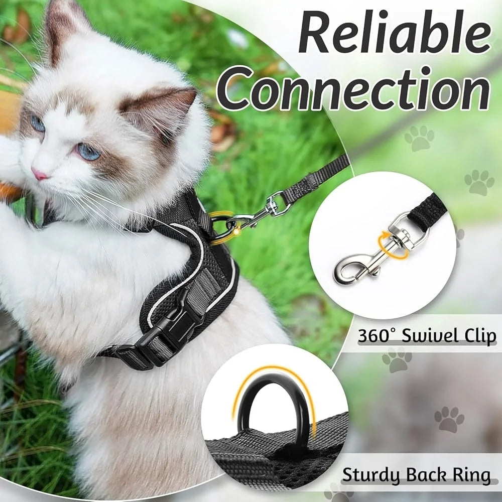 Fujian Escape Proof Cat Harness And Leash Breathable Vest