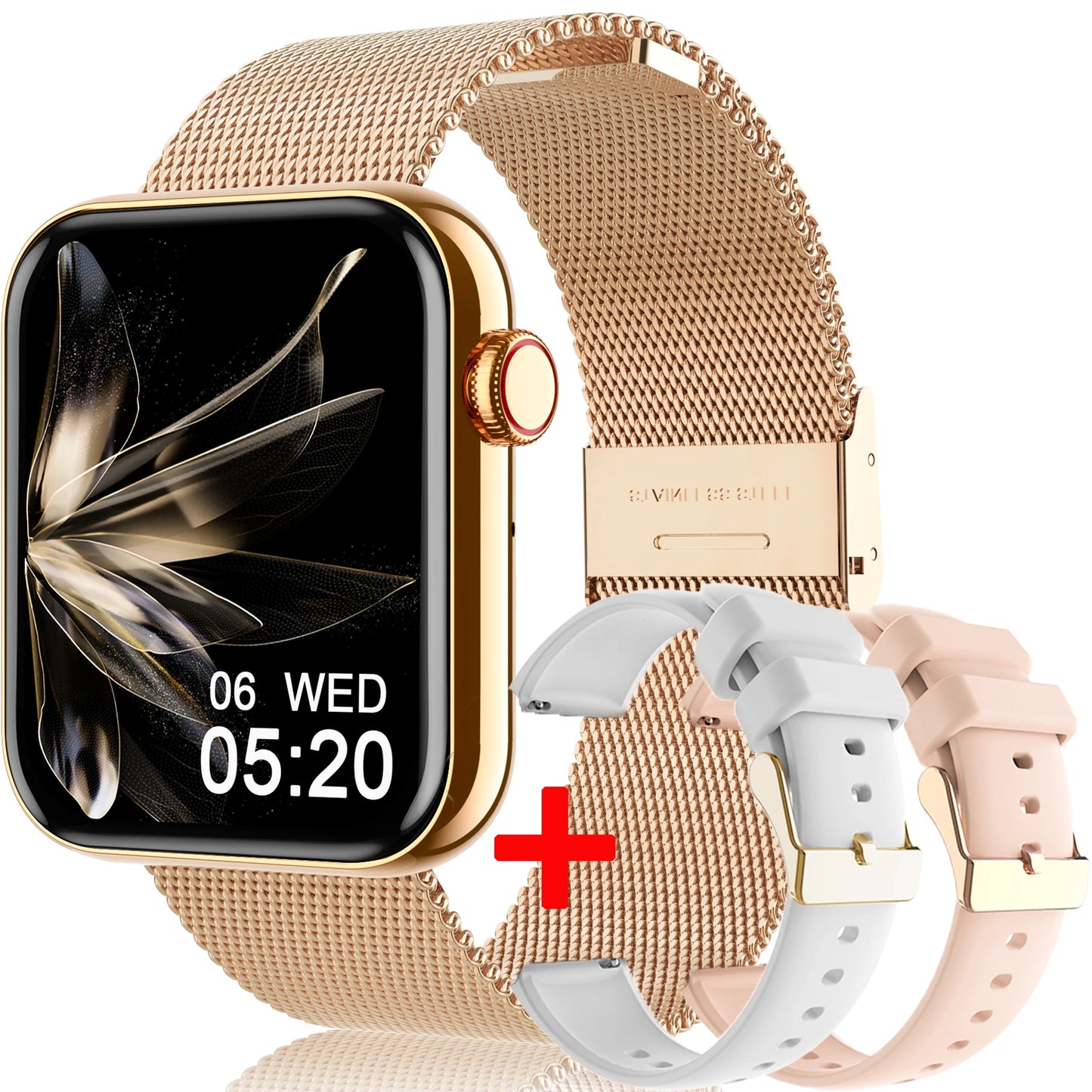 Smart Fitness Watch for iPhone Android Pedometer and Calls