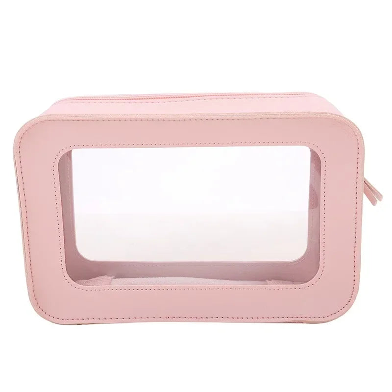 Outdoor Portable Waterproof Cosmetic Bag Transparent Toiletry Case For Travel And Outdoors