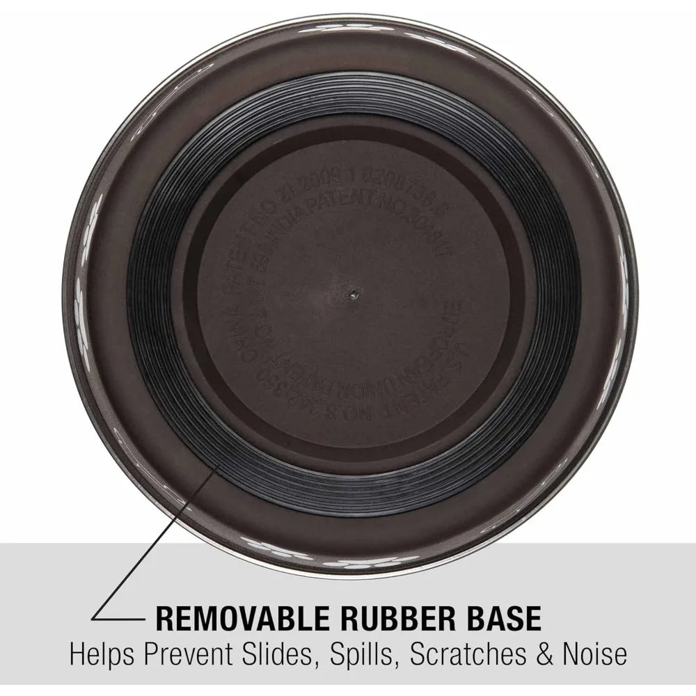 Hign Concerned Bella Stainless Steel Dog And Cat Bowls Spill Proof Non Slip Durable