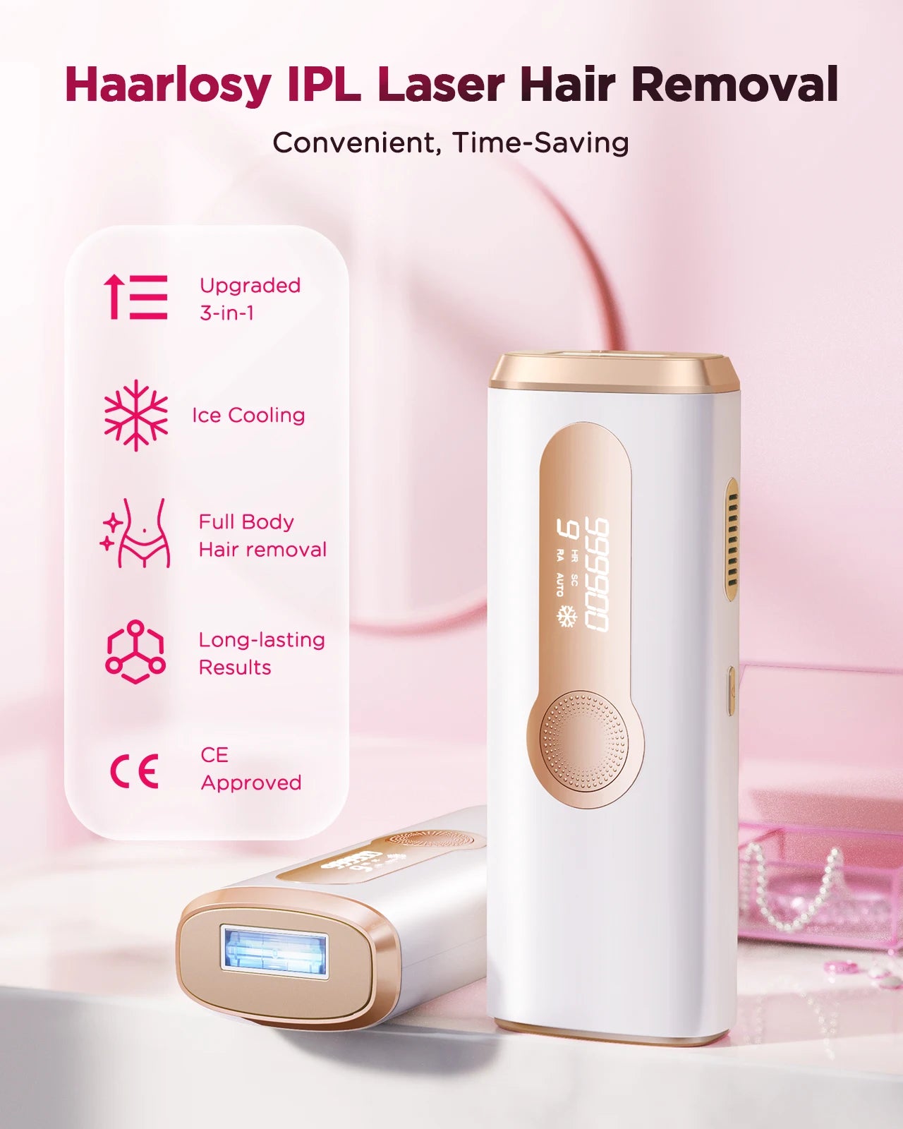 Totmizby IPL Epilator 990000 Painless Removal For Men Women