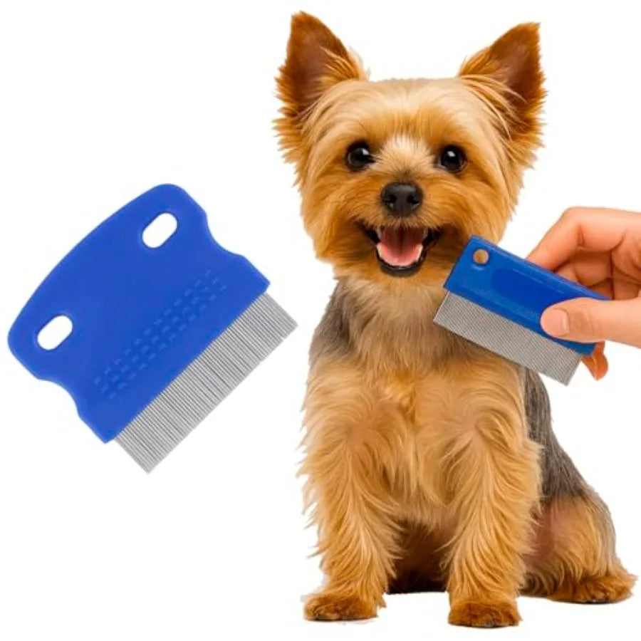 Hign-concerned Dog Grooming Comb Tear Stain Remover Gentle Eye Crust Cleaner For Daily Pet Care Set Of 2