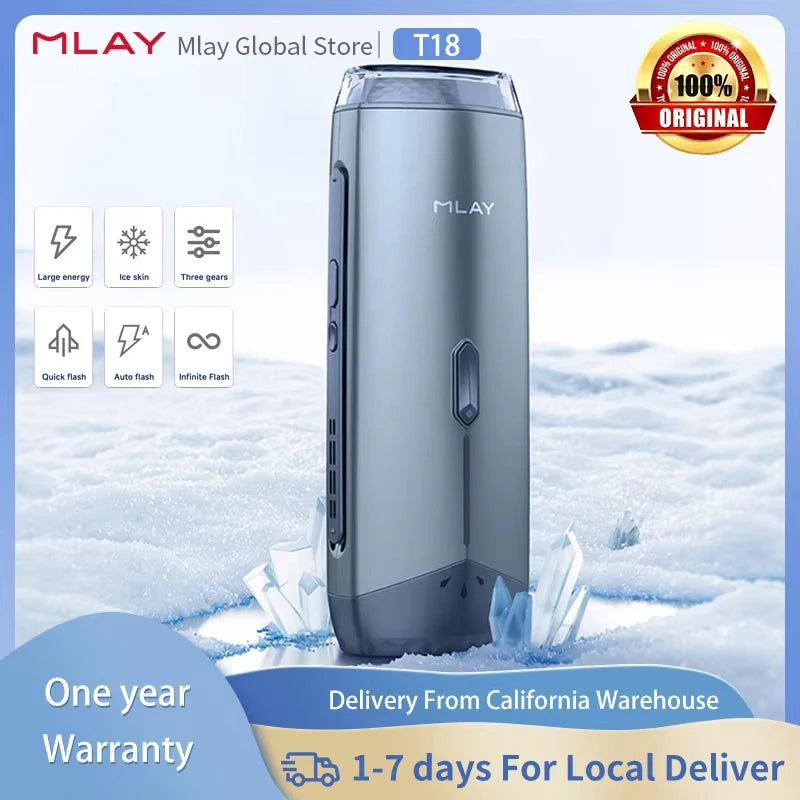 Mlay T18 IPL Hair Removal Ice Cooling Painless Women Men
