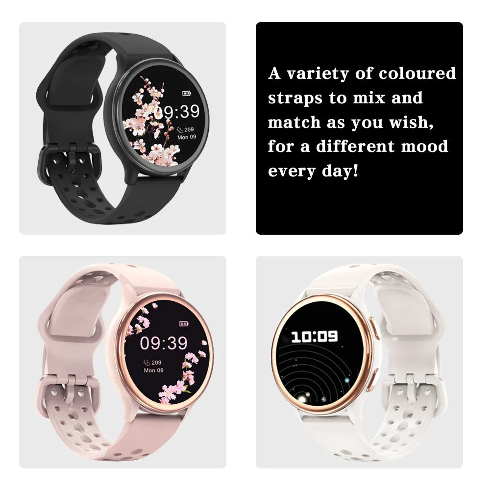 Anyloop Smartwatch For Women With 400+ Watch Faces Fitness Tracker For iPhone Android