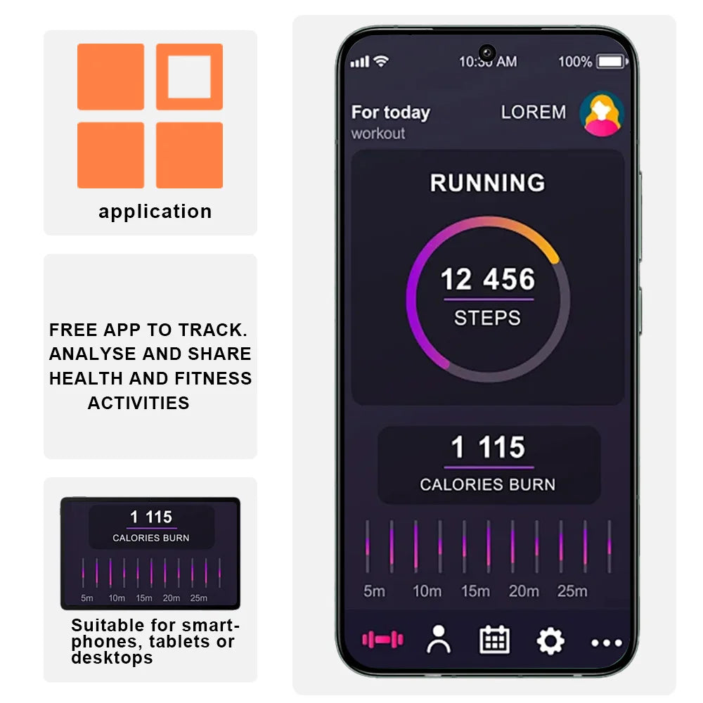 Anyloop Smartwatch For Women With 400+ Watch Faces Fitness Tracker For iPhone Android