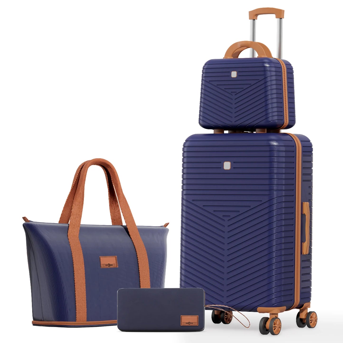 HOTEELCN Luggage Set Carry On ABS PC Hard Shell