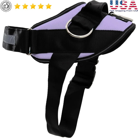 Fujian No Pull Dog Harness Reflective Vest With Leash Clips