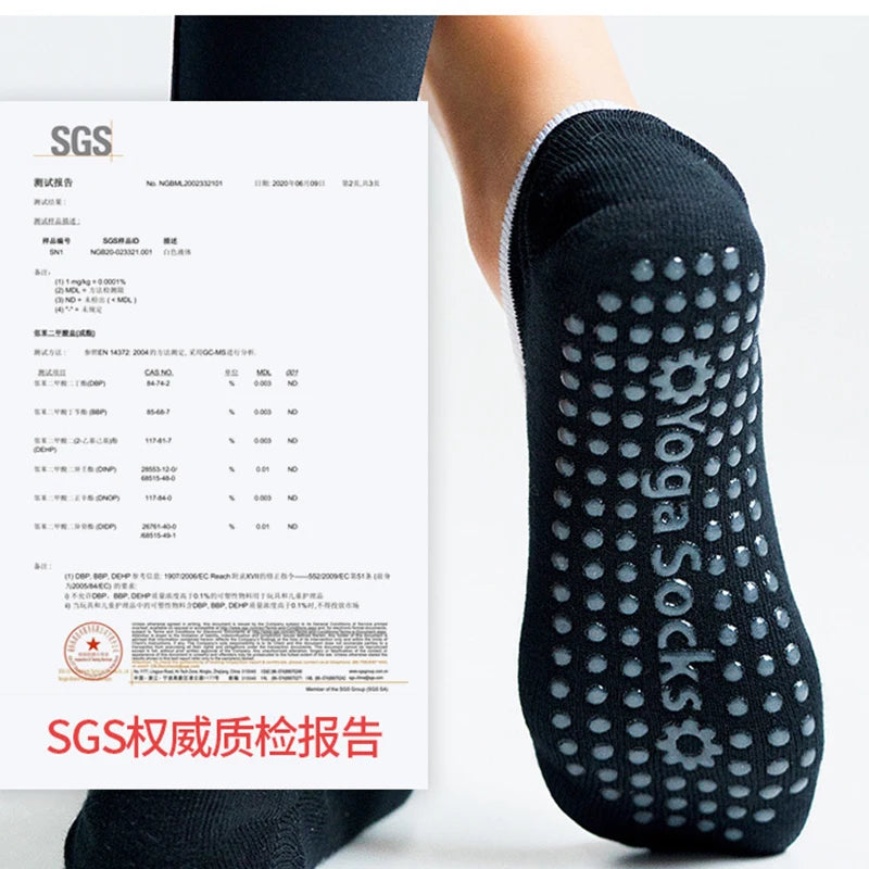 Women Bandage Yoga Socks Anti Slip Quick Dry Damping For Pilates Ballet Fitness Breathable Gym Sports