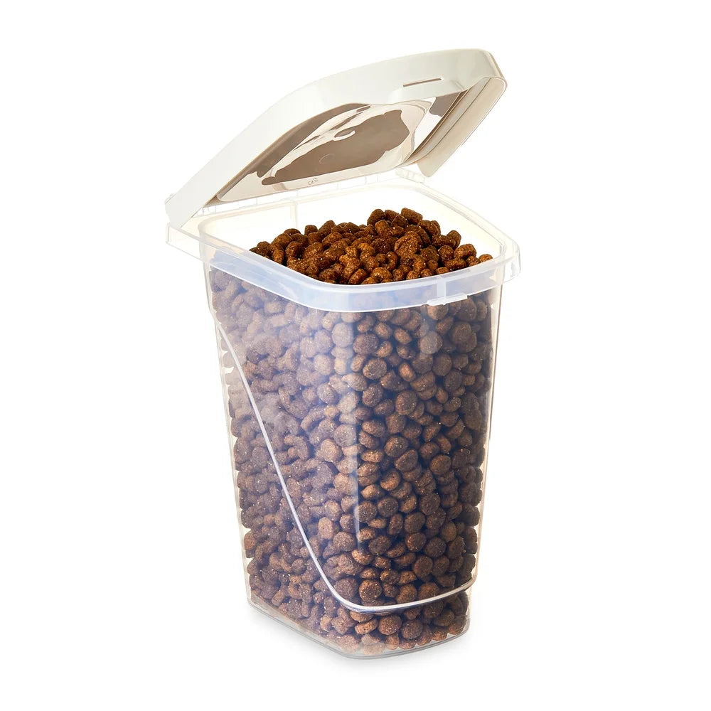 XMSJ Pet Treat Storage Container With Locking Lid Moisture Resistant Dishwasher Safe Stackable