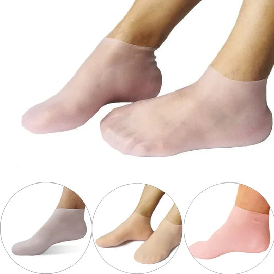 Dawndesslo Silicone Foot Care Socks Anti Cracking Hydrating Moisturizing Hydrogel