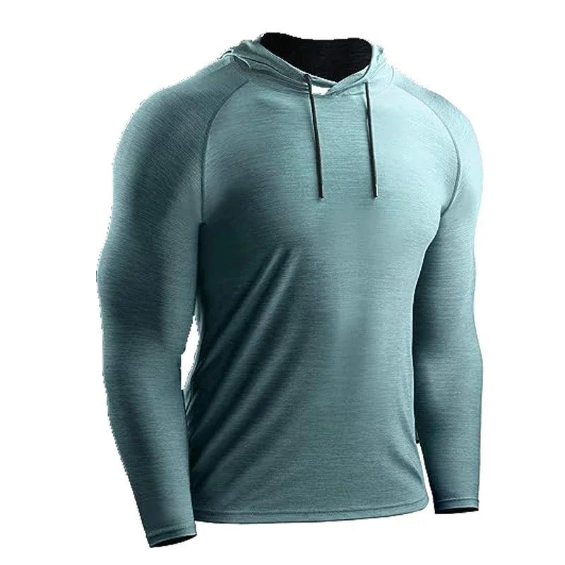 Sport Hooded Jacket Men Gym Fitness Sweatshirt Sportswear