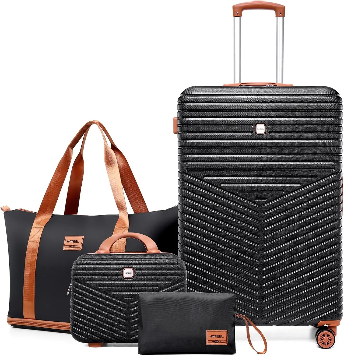 HOTEELCN Luggage Set Carry On ABS PC Hard Shell