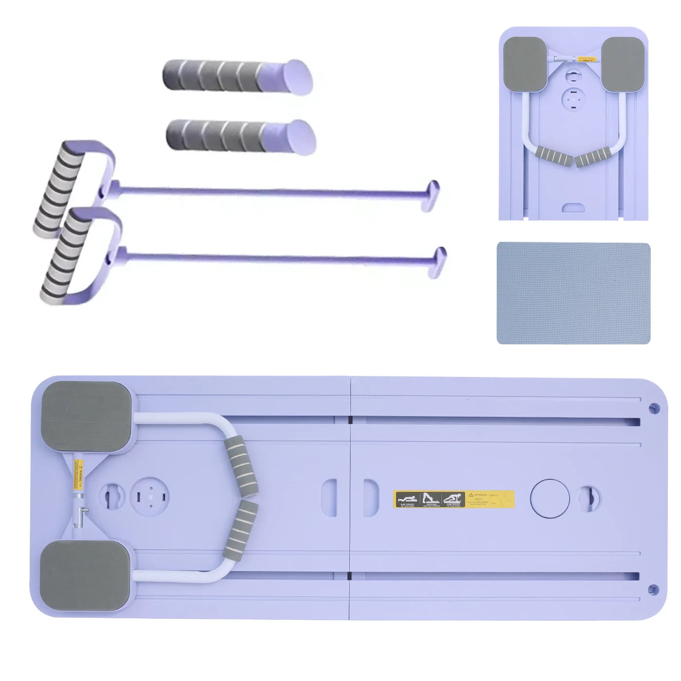 PilatesBoard AbCore Trainer Multifunctional Foldable Comprehensive FullBody Strength Performance Equipment