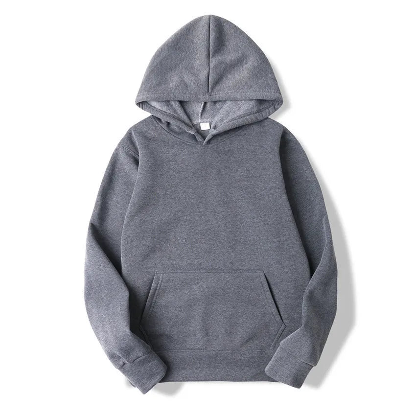 CN Hooded Sweatshirt Men Casual Knit Hoodie