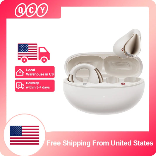 QCY Crossky C30 Open Ear Clip Earphones Wireless Bluetooth 5.4 Sports TWS Earbuds