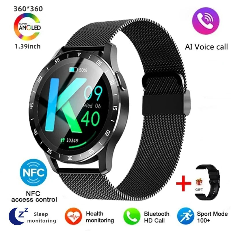 Smart Bluetooth Watch With Call Capabilities Waterproof Multi Sport