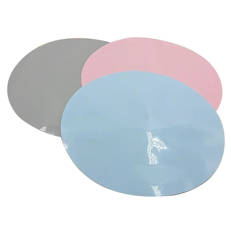 Spill-Proof Silicone Pet Bowl Mat Anti-Slip Round Feeding Accessory For Cats And Dogs