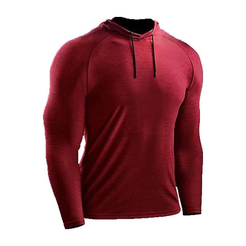 Sport Hooded Jacket Men Gym Fitness Sweatshirt Sportswear