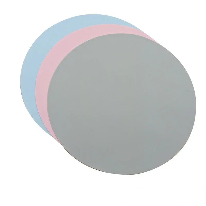 Spill-Proof Silicone Pet Bowl Mat Anti-Slip Round Feeding Accessory For Cats And Dogs