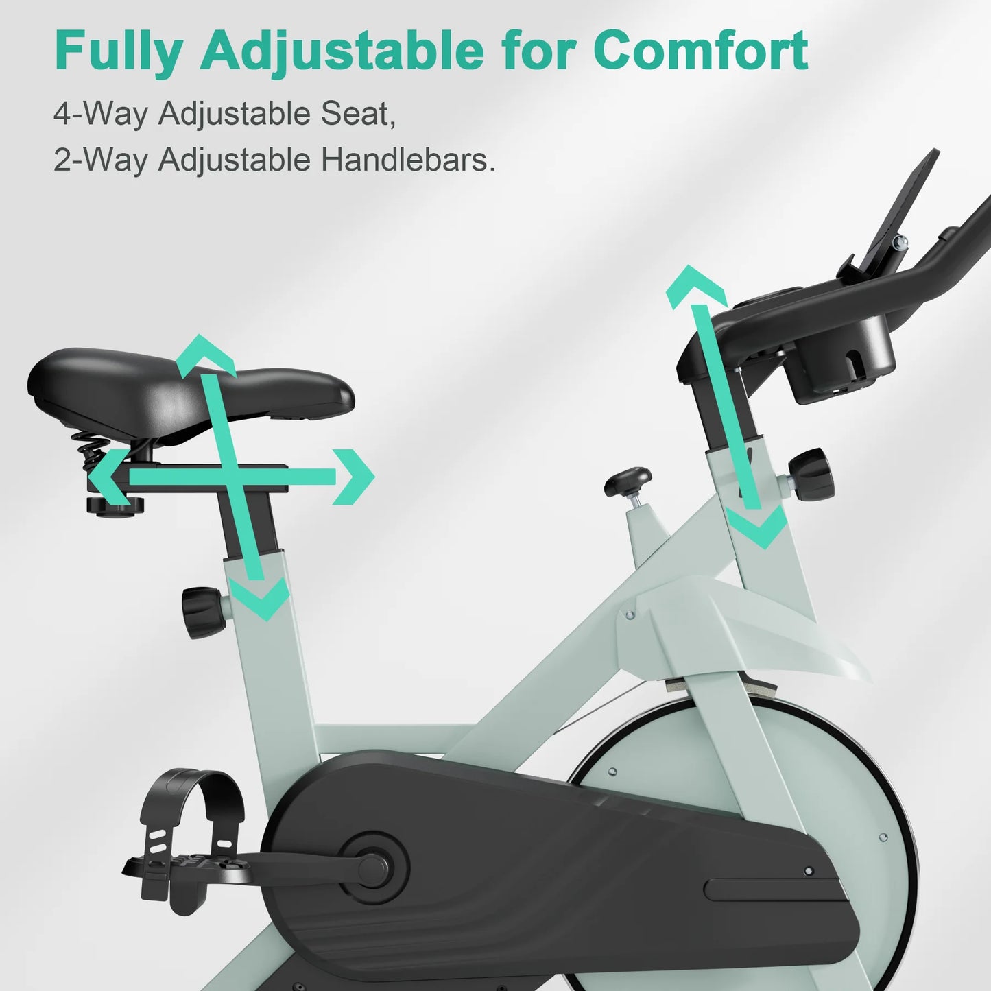 Superun 32 Level Magnetic Resistance Bluetooth Indoor Exercise Bike For Home Use Low Noise