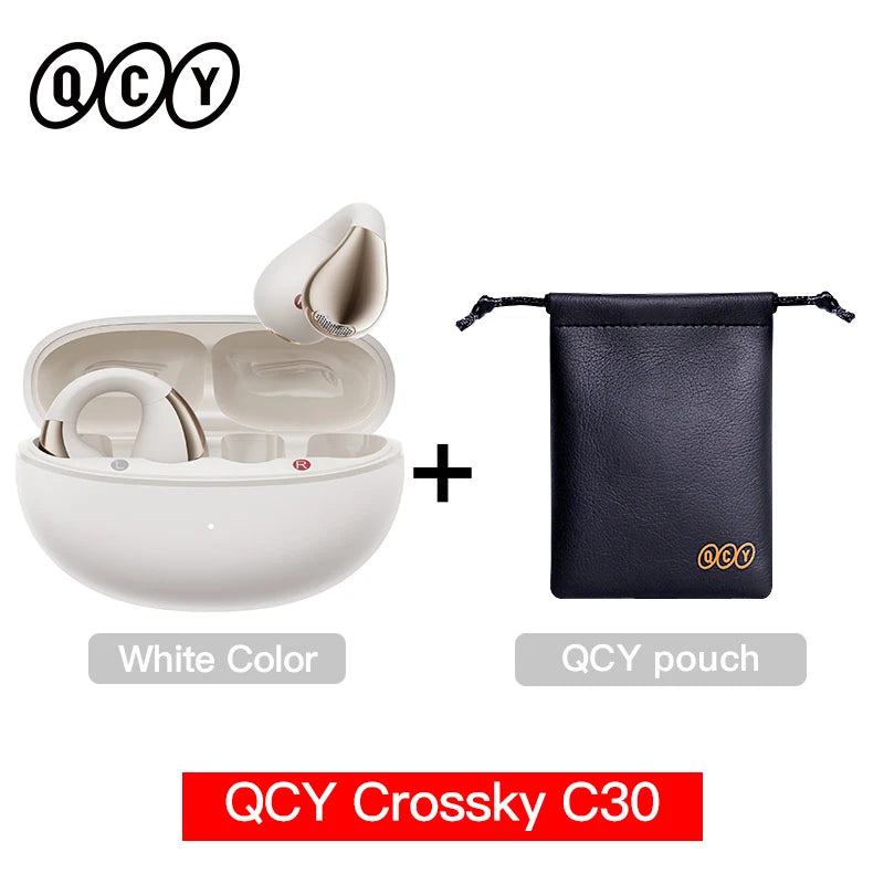 QCY Crossky C30 Open Ear Clip Wireless Bluetooth 5.4 Earbuds