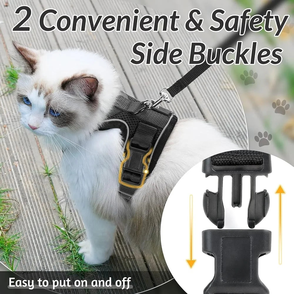 Fujian Escape Proof Cat Harness And Leash Breathable Vest