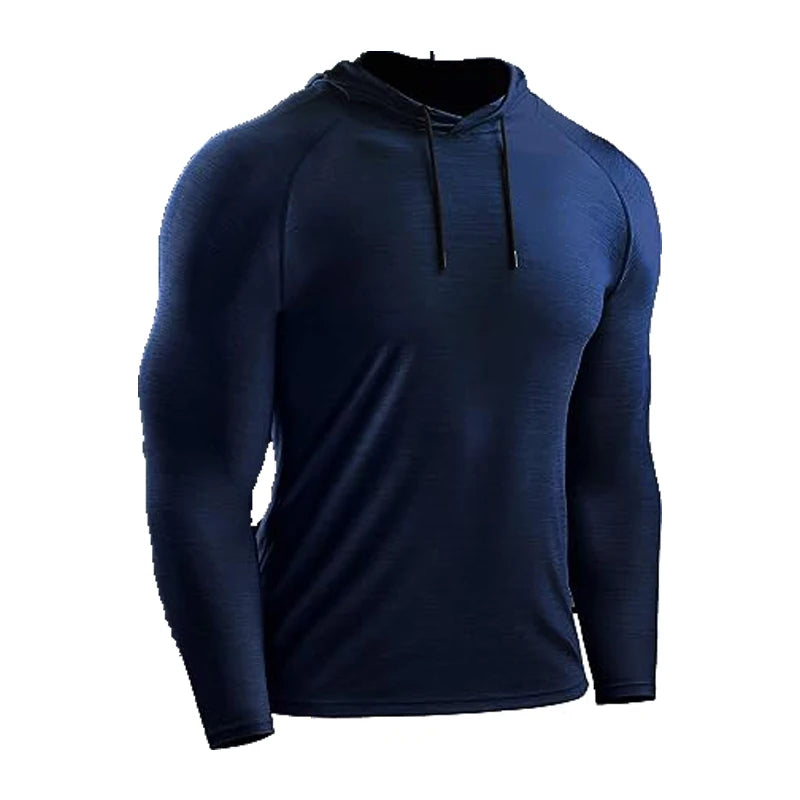 Sport Hooded Jacket Men Gym Fitness Sweatshirt Sportswear