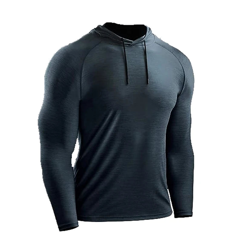 Sport Hooded Jacket Men Gym Fitness Sweatshirt Sportswear