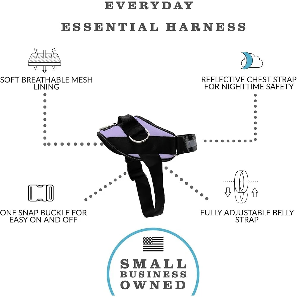 Fujian No Pull Dog Harness Reflective Vest With Leash Clips