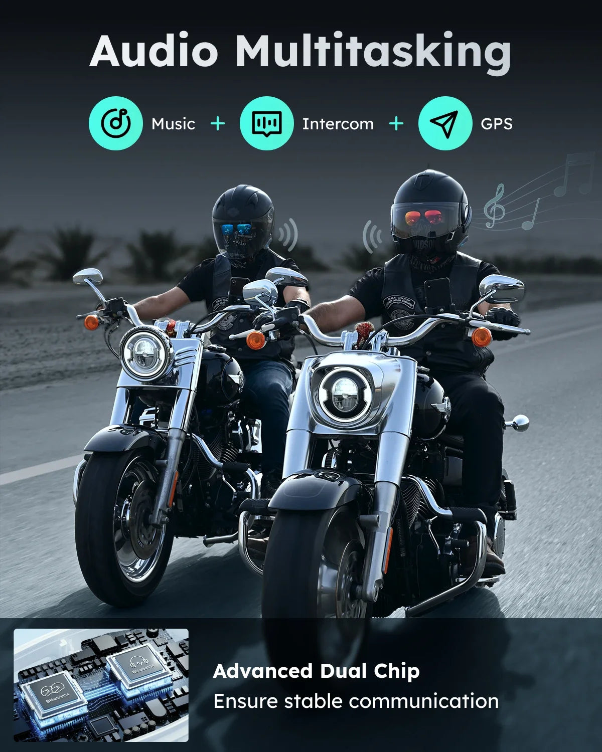 ASMAX S1 Motorcycle Intercom Bluetooth Helmet Headset