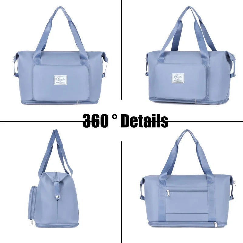 Hebei Travel Luggage Bag Oxford Waterproof Multi Pocket Large Capacity