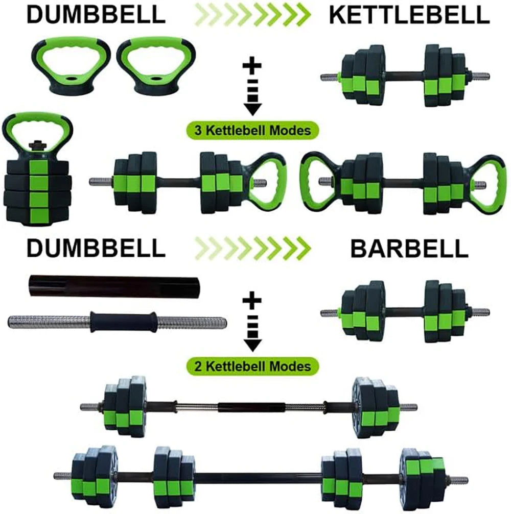 HiMISS 4 In 1 Adjustable Dumbbell Set For Home Gym Pro
