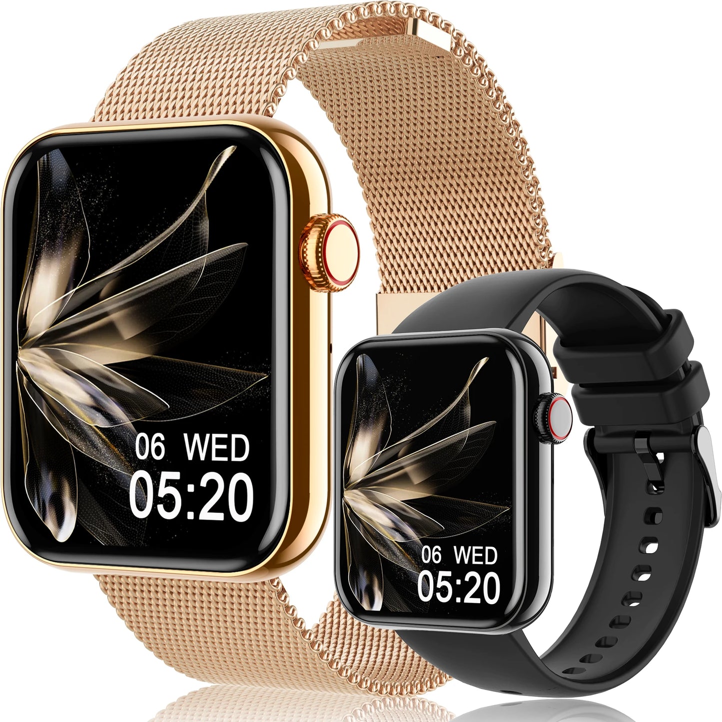 Smart Fitness Watch for iPhone Android Pedometer and Calls