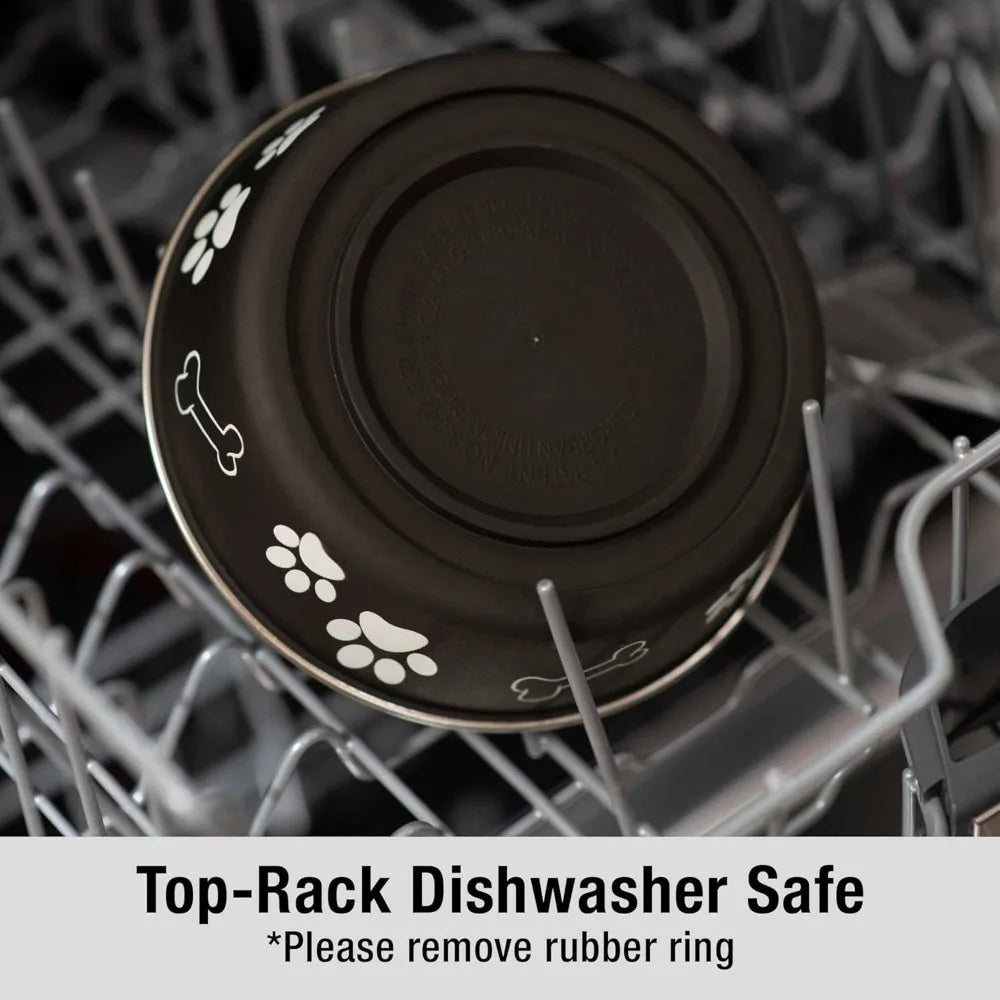 Hign Concerned Bella Stainless Steel Dog And Cat Bowls Spill Proof Non Slip Durable