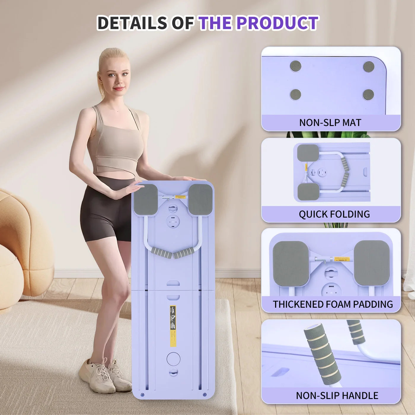 PilatesBoard AbCore Trainer Multifunctional Foldable Comprehensive FullBody Strength Performance Equipment