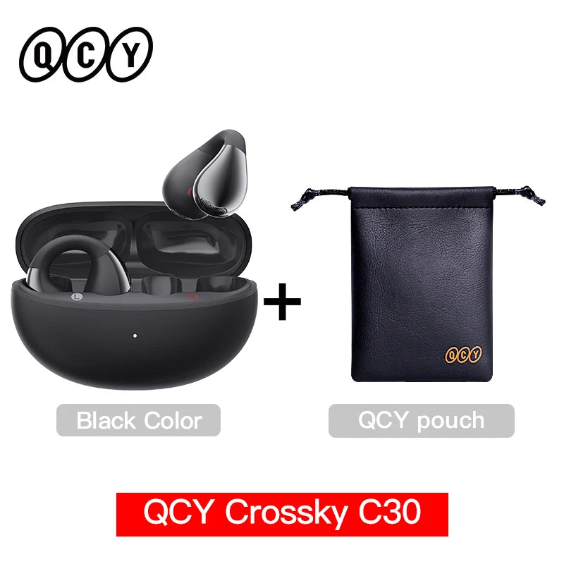 QCY Crossky C30 Open Ear Clip Wireless Bluetooth 5.4 Earbuds