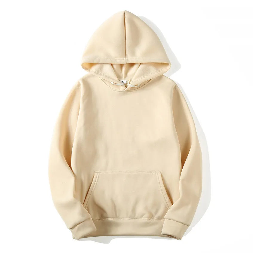 CN Hooded Sweatshirt Men Casual Knit Hoodie