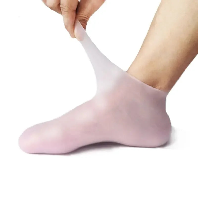 Dawndesslo Silicone Foot Care Socks Anti Cracking Hydrating Moisturizing Hydrogel