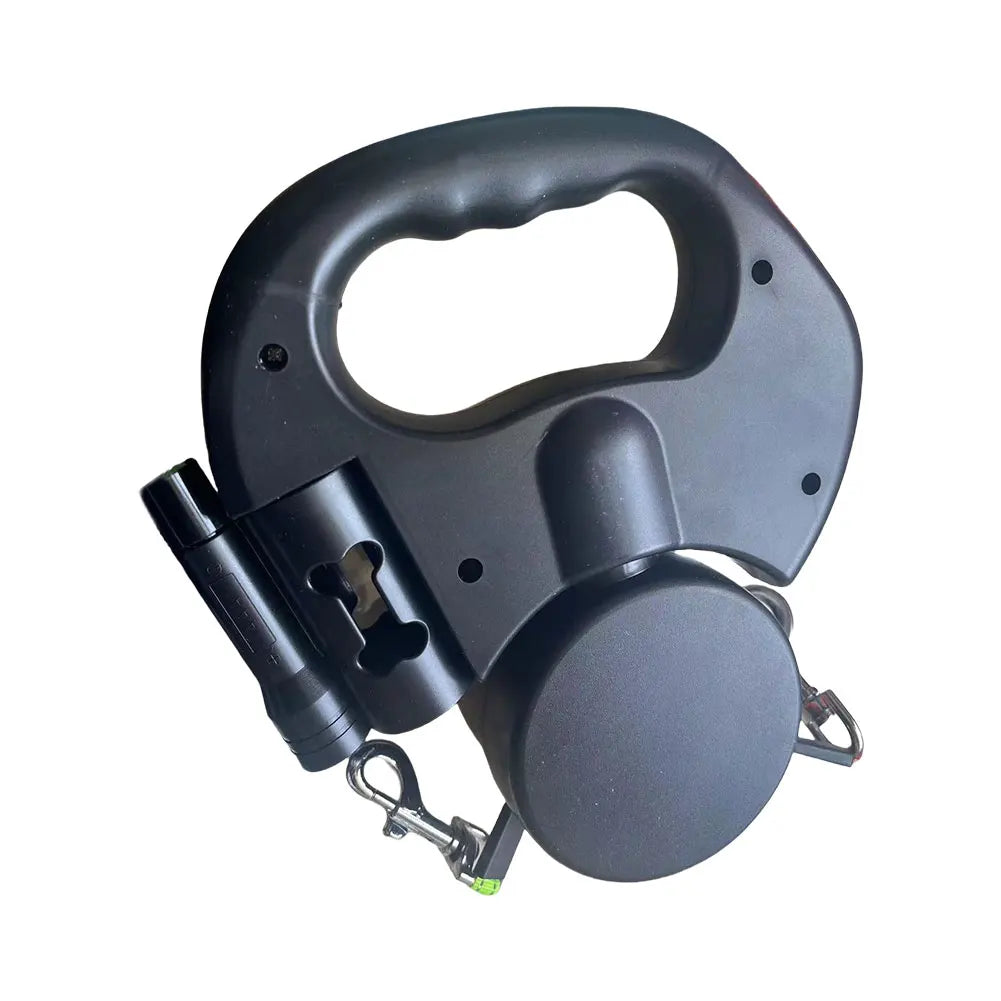 Dual Pet Leash Double Headed LED Retractable Dog Leash Two