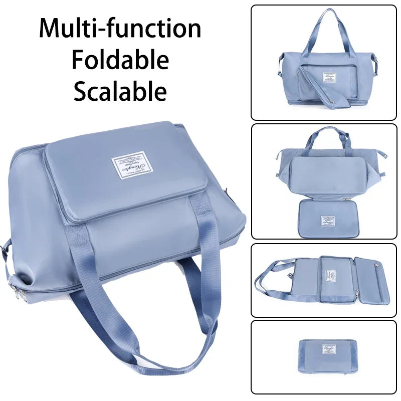 Hebei Travel Luggage Bag Oxford Waterproof Multi Pocket Large Capacity