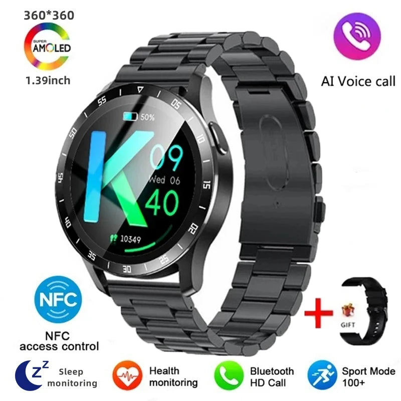 Smart Bluetooth Watch With Call Capabilities Waterproof Multi Sport