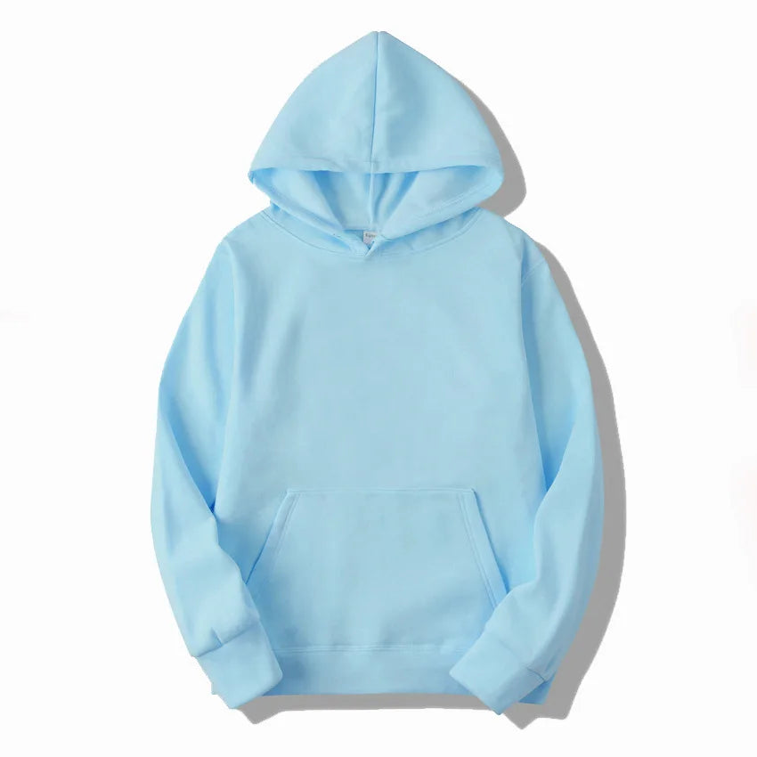 CN Hooded Sweatshirt Men Casual Knit Hoodie