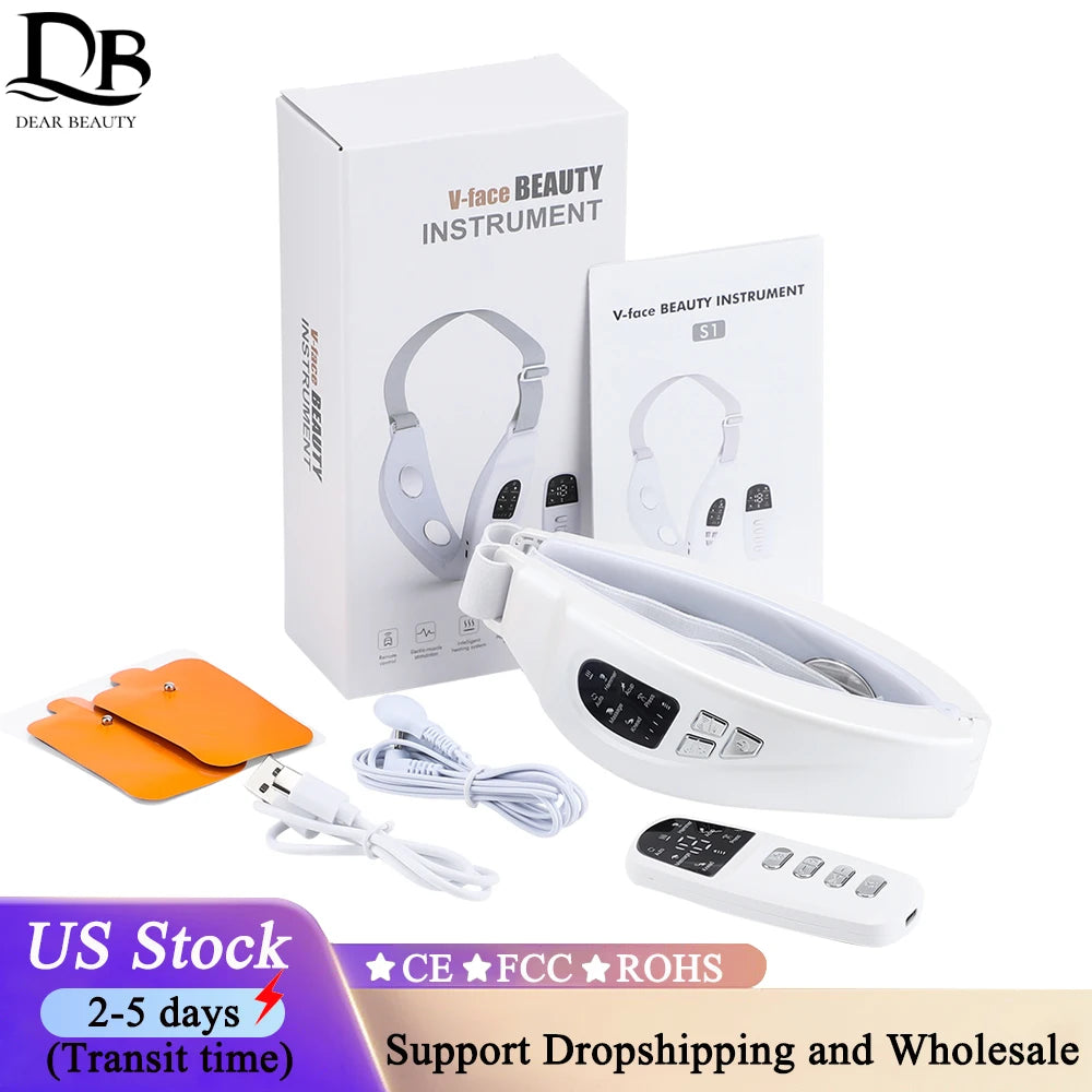 DearBeauty V Face Massager For Women EMS Jawline Slimming