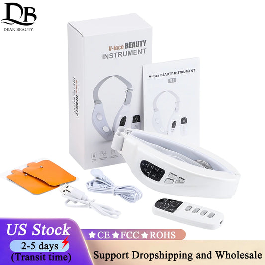 DearBeauty V Face Massager For Women EMS Jawline Slimming