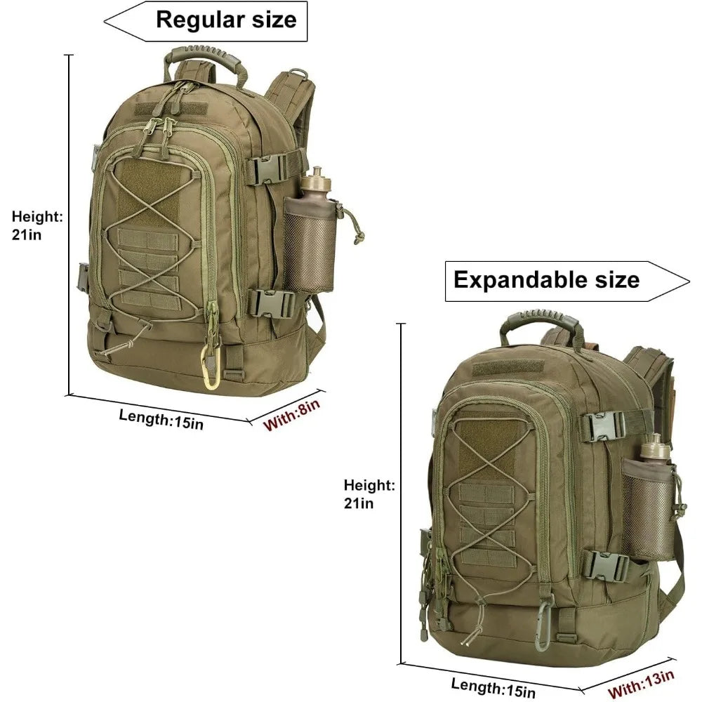 Military Tactical Backpack 3 Day Pack Expandable Gear