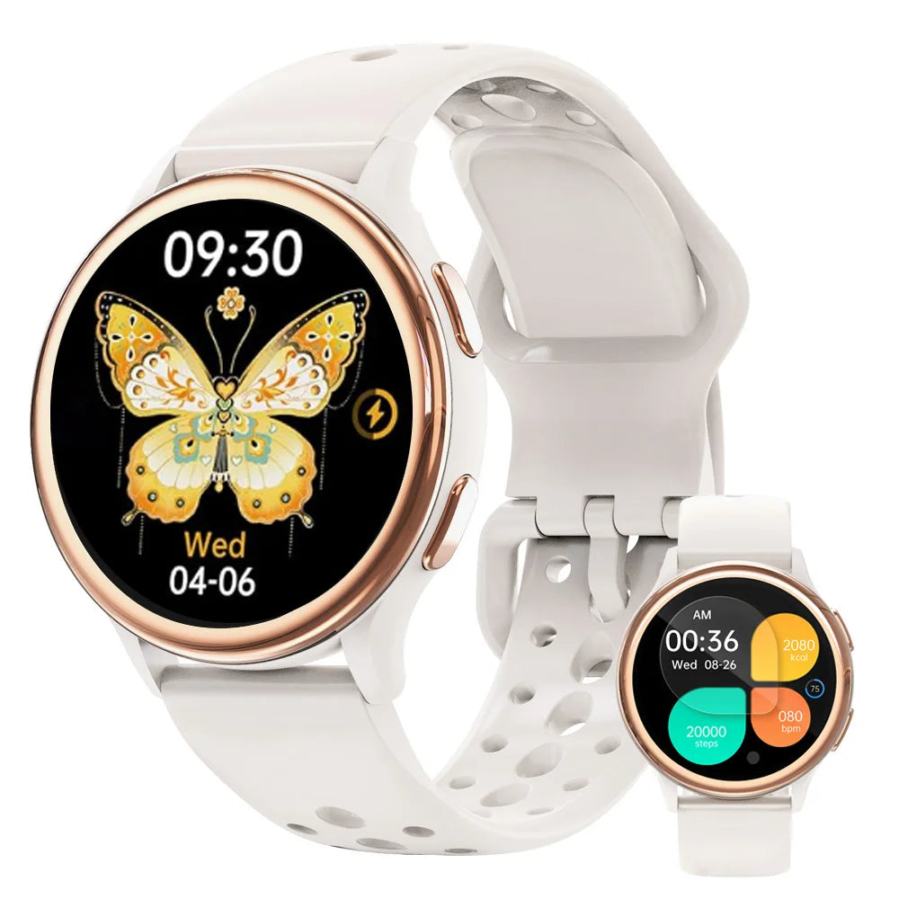 Anyloop Smartwatch For Women With 400+ Watch Faces Fitness Tracker For iPhone Android