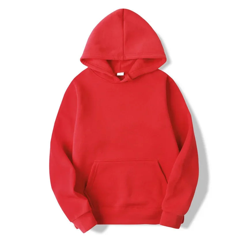 CN Hooded Sweatshirt Men Casual Knit Hoodie