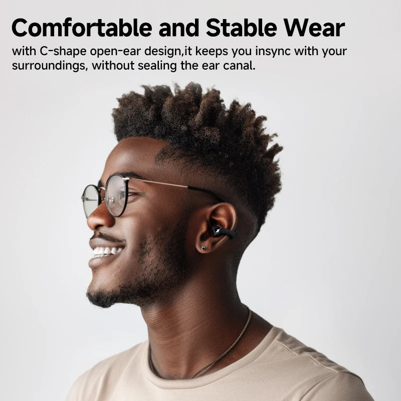 QCY Crossky C30 Open Ear Clip Wireless Bluetooth 5.4 Earbuds