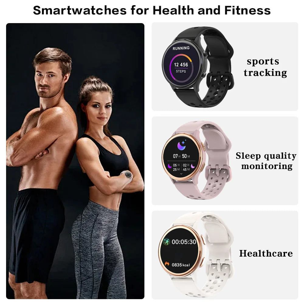 Anyloop Smartwatch For Women With 400+ Watch Faces Fitness Tracker For iPhone Android